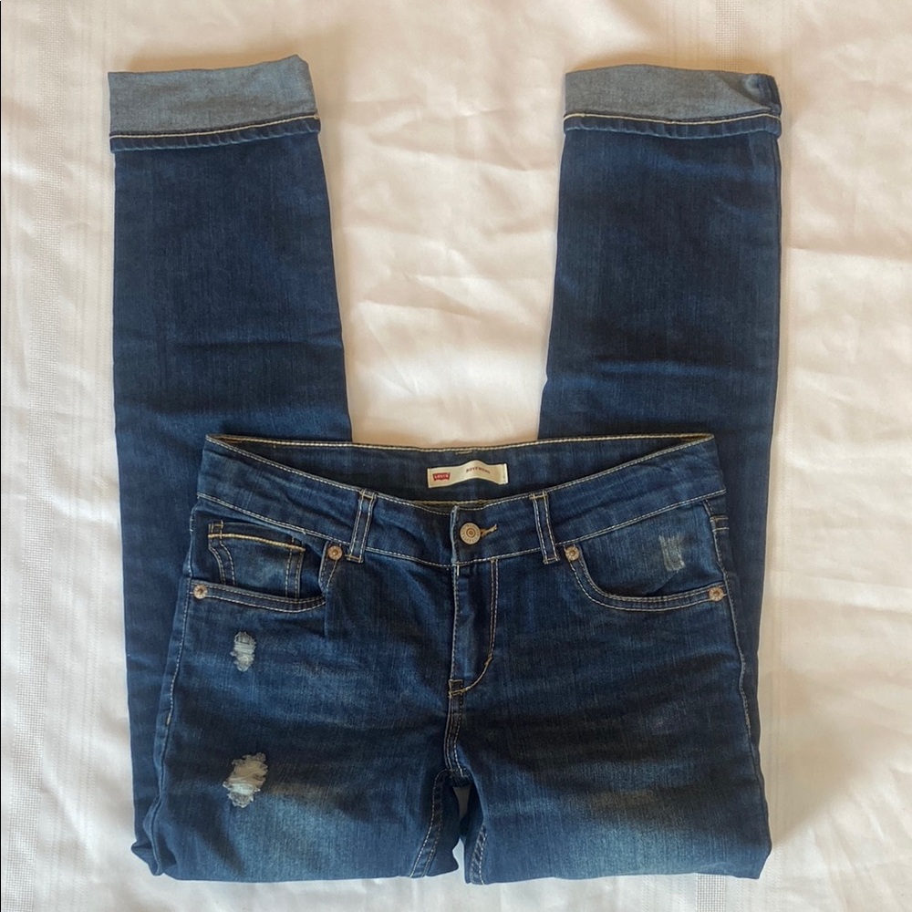 Women’s 14 Levi's Blue Boyfriend Jeans